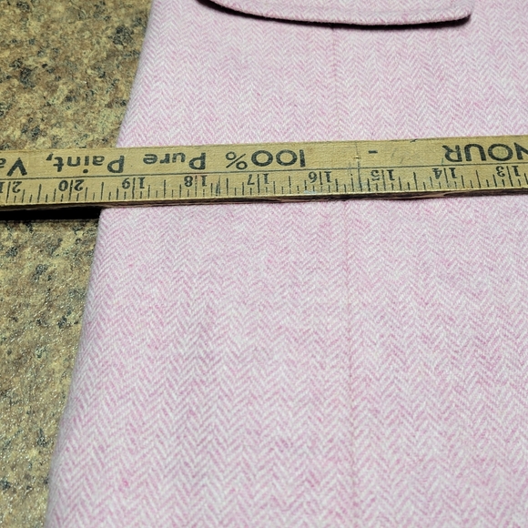 Talbots WOOL SHETLAND JACKET - BICOLOR HERRINGBONE SIZE 2 - Picture 12 of 14